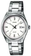 Casio Damklocka LTP-1302PD-7A1VEF Collection Vit/Stål Ø30 mm