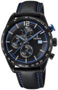 Festina Herrklocka F20344-4 Sport Svart/Läder Ø44 mm