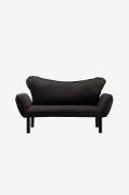 Hanah Home - Bäddsoffa 2-sits - Chatto - Svart - Bäddsoffor - Från Hom...