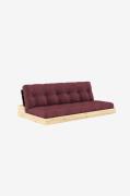 Karup Design - Base Bäddsoffa Tre sittplatser - Röd - Bäddsoffor - Frå...