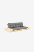 Karup Design - Base Bäddsoffa m. 2 sidolådor Tre sittplatser - Grå - B...