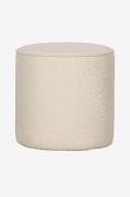 WOOOD - Hög puff Sara - Beige - Fotpallar & puffar - Från Homeroom