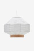 Kave Home - Lampskärm Hila Ø 55 cm - Vit - Takpendlar - Från Homeroom