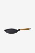 Carl Victor - Pannkaksjärn i gjutjärn Ø 23 cm - Svart - Stekpannor & g...