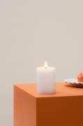Star Trading - FLAMME FLOW blockljus LED 12,5 cm - Vit - Ljus - Från H...