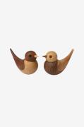 Spring Copenhagen - Trädekoration Soulmates Svalor 7 cm 2-pack - Natur...
