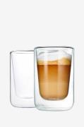 Blomus - Cappuccinoglas Nero 250 ml 2 pack - Transparent - Koppar & mu...