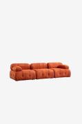 Hanah Home - 3-sitsig soffa Muffin - Orange - 3-sits soffor - Från Hom...