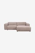 Rowico Home - Soffa Willard, 3-sits med Schäslong Höger - Beige - 3-si...