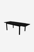 Venture Home - Matbord Malaga 100x160-240 cm - Svart - Matbord utomhus...
