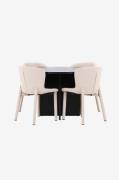 Venture Home - Matbord Strada med Astoria-stol - Beige - Matgrupper - ...