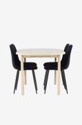 Venture Home - Andy matbord med Polar matstol - Svart - Matgrupper - F...