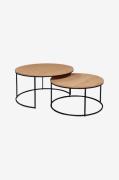 Nordic Furniture Group - Soffbord Natalie Ø85/S2 ek - Vit - Soffbord -...