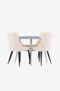 Venture Home - Plaza matbord med Leone matstol - Beige - Matgrupper - ...