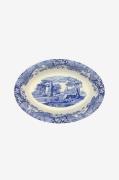 Spode - Oval tallrik 28 cm Blue Italian - Blå - Uppläggningsfat - Från...