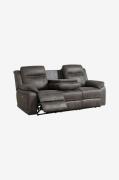 Nordic Furniture Group - 3-sits recliner soffa Harry - Brun - 2-sits s...