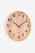Karlsson - Väggklocka Pure Medium - Natur - Väggklockor & bordsur - Fr...
