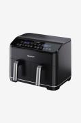 Sharp - Luftfritös Airfryer Dubbel 2 x 4 l, 2 x 1800 Watt AF-GD82AU-B ...