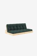 Karup - Base Bäddsoffa Tre sittplatser - Grön - Bäddsoffor - Från Home...