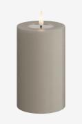 DeluxeHomeart - LED-pelarljus 7,5x12,5 cm - Beige - Ljus - Från Homero...
