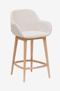 Kave Home - Barstol - konna - Beige - Barstolar & pallar - Från Homero...