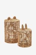 Kave Home - Korg - venezia 2-pack - Brun - Småförvaring - Från Homeroo...