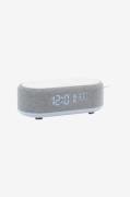 Karlsson - Väckarklocka Vogue W. Phone Charger And Blue Tooth - Grå - ...