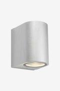 Markslöjd - Vägglampa Alor 1L - Silver - Fasadbelysning - Från Homeroo...