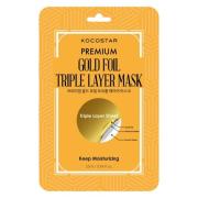 Kocostar Premium Gold Foil Triple Layer Mask 25 ml