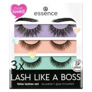 essence 3x Lash Like A Boss False Lashes Set 01