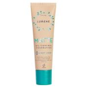 Lumene Matte Oil-Control Foundation SPF20 0 Light Ivory 30 ml