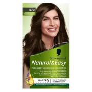 Schwarzkopf Natural & Easy 570 Kastanj Medium Brown