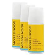 Moss & Noor After Workout Deodorant Clean Eucalyptus 3 x 60 ml