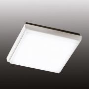 Fabas Luce LED-utomhustaklampa Desdy, 24 x 24 cm, vit