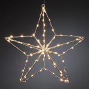 Konstsmide Christmas LED-dekorbelysning silverstjärna 37x36 cm