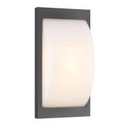 LCD LED-utomhusvägglampa 068LED, grafit, stål, 33 cm, IP44