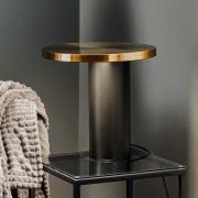 Oluce Cylinda LED-bordslampa svart-guld