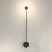 Vibia Indirekt lysande LED-vägglampa Pin, svart