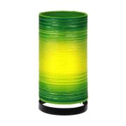 Woru Bordslampa Julie med omlindade trådar, grön