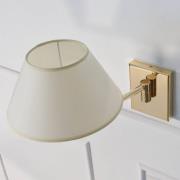 Pujol Iluminación Vägglampa Americana, armlängd 20 cm, guld