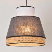 MARKET SET Singapour M hänglampa, vit/antracit