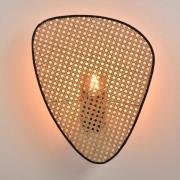 MARKET SET vägglampa Screen, 42 cm hög, natur, rotting