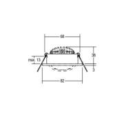 BRUMBERG LED-downlight 38° rund 3 000 K