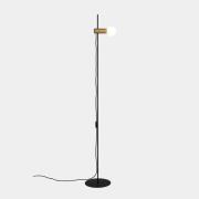 LEDS-C4 Nude singel golvlampa E27 guld/svart