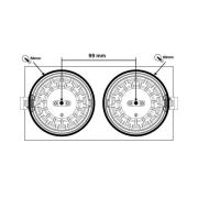 The Light Group SLC DL04 Square X2 LED-inbyggnadslampa 3 000 K vit