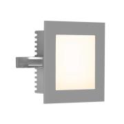 EVN P2180 LED-vägginbyggnadslampa, 3 000 K, silver