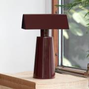 &Tradition Caret MF1 LED-bordslampa burgund