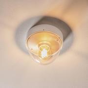 Nowodvorski Lighting Taklampa Nook med klar skärm, vit/guld