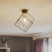 TK Lighting Taklampa Alambre 1-ljus, guld/svart