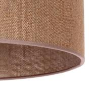 Duolla Lampskärm Roller, ljusbrun, Ø 13 cm, höjd 15 cm